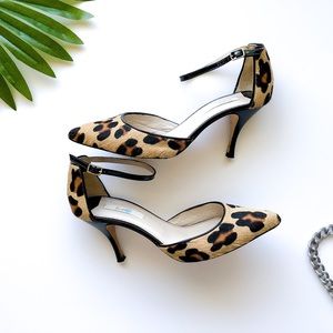 Boden  Cheetah Print Pumps-Leopard-Heel-Size 8.5